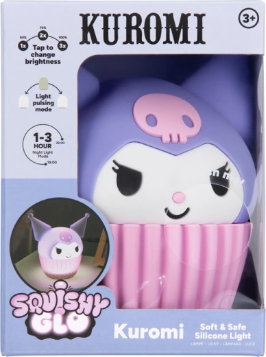 Luce notturna Kuromi SquishyGlo in silicone