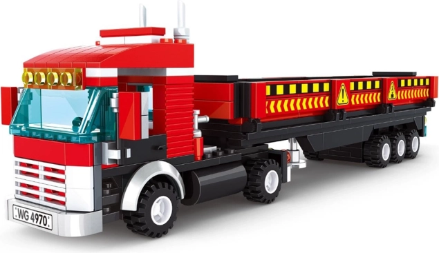 Camion realistico con rimorchio