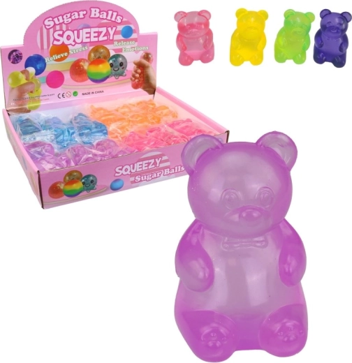 Orsetto di gomma antistress in display box (12 pz)