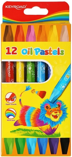 Pastelli a olio Keyroad – set da 12 colori