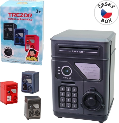 MaDe salvadanaio con riconoscimento facciale a batterie 19 × 13 cm - 1 pezzo