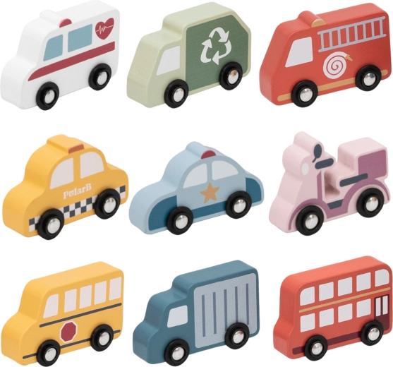 9 veicoli colorati per una fantasia senza fine