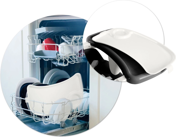 Pulizia facile e vassoio removibile