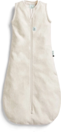 ErgoPouch sacco nanna Jersey in cotone biologico Oatmeal Marle 0,2 TOG (8–24 mesi)