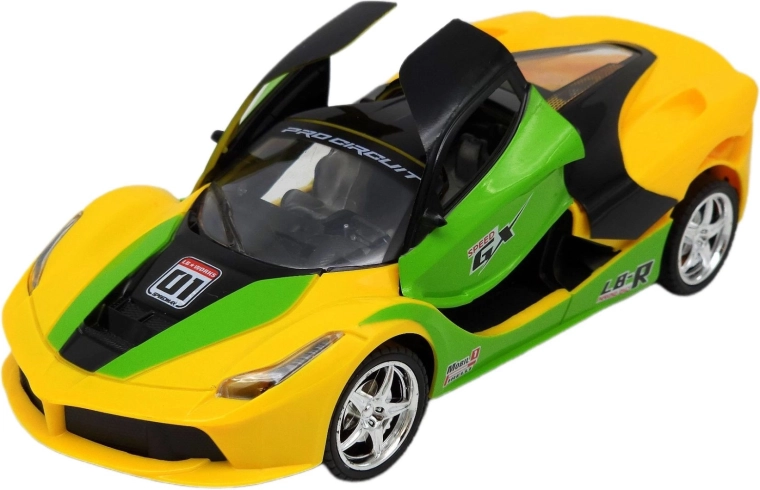 Auto sportiva telecomandata con luci LED rosse - 1 pezzo