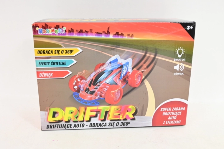 Auto drifter con luci LED ed effetti sonori