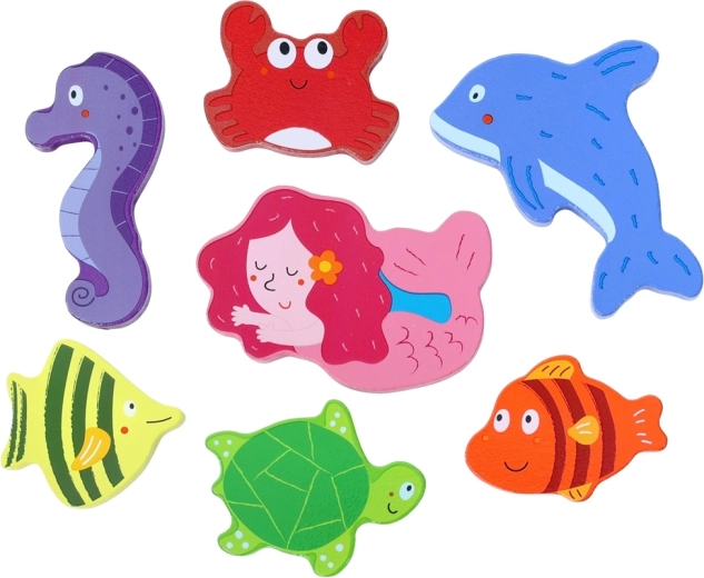 Pezzi in legno spessi per le piccole mani