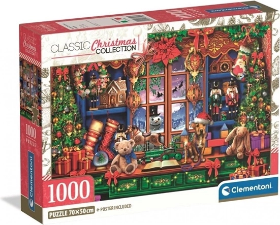 Puzzle Clementoni 1000 pezzi negozietto di Natale