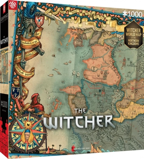 Puzzle The Witcher: Regni del Nord 1000 pezzi