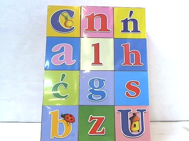 Cubetti educativi illustrati Adamigo, 12 pezzi