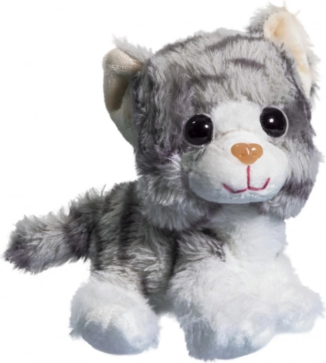 Gattino Grigio di Peluche 17 cm