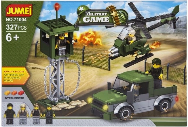 Costruzioni Jumei Military Game soldati 327 pezzi (38 × 26 cm) - 1 pezzo