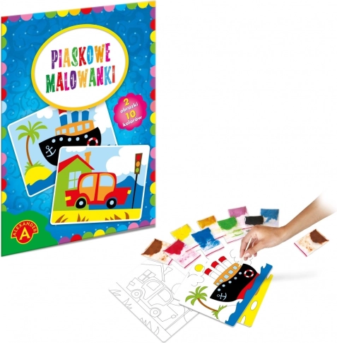 Quadri di sabbia - Barca, auto