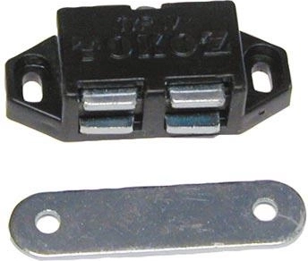 Chiusura magnetica a scatto, marrone, 10 pz