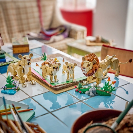 Scenetta della savana come decorazione per la cameretta