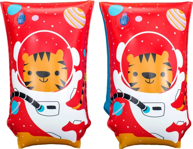 Vivace motivo di tigre astronauta