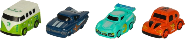 Quattro automobiline per il gioco delle corse