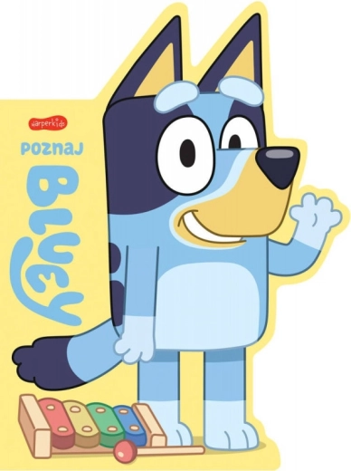 Scopri Bluey - libro di cartone a forma di cucciolo