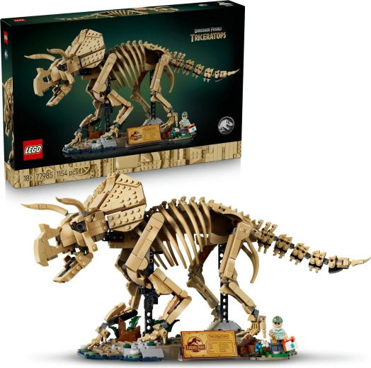 LEGO Jurassic World scheletro di dinosauro: Triceratopo