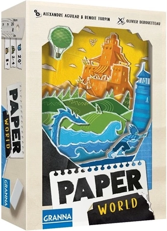 Paper World – elegante gioco di carte di stratificazione di paesaggi di carta