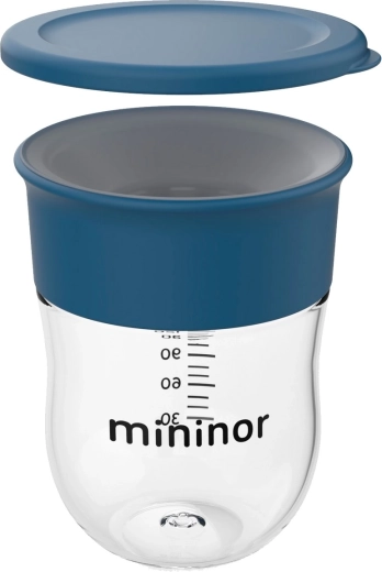 Mininor tazza di allenamento 220 ml blue whale - 1 pezzo