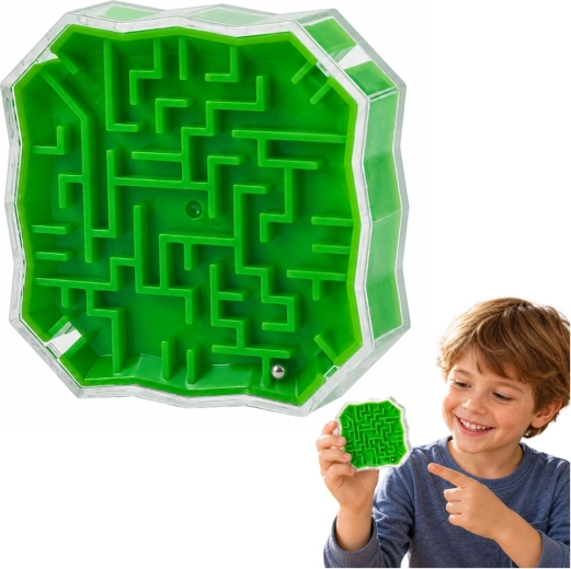Gioco Labirinto Logico con Biglia Verde
