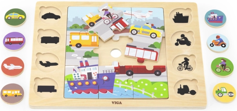 Mezzi di trasporto per bambini curiosi