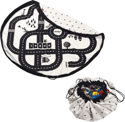Play&Go Noomad originale tappeto da gioco e sacco porta-giocattoli Roadmap