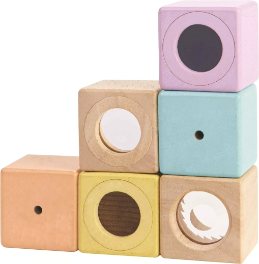 Cubi sensoriali PlanToys (6 pz)