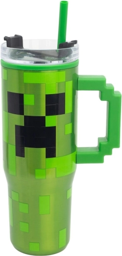 Tazza termica con cannuccia Minecraft 770 ml