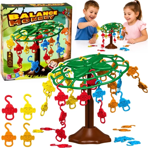 Balance Monkey – gioco di equilibrio per famiglie con scimmiette sull’albero