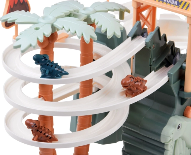Pista a spirale e scenografia preistorica