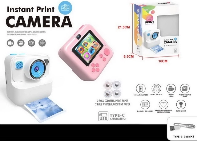 Mini fotocamera per bambini con ricarica USB