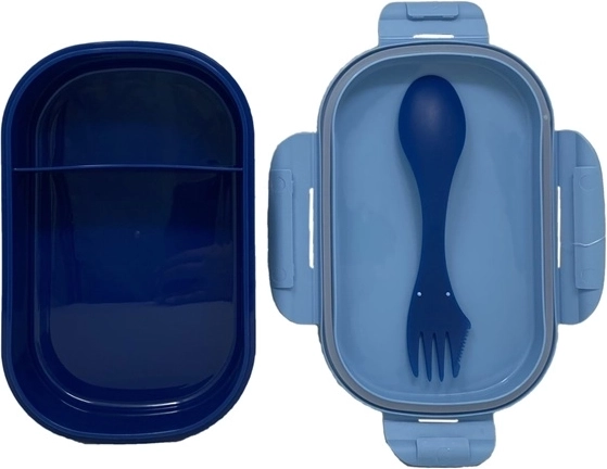 3 in 1: lunch box con posate all’interno