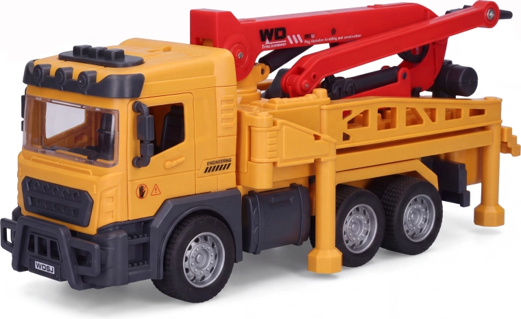 Camion da cantiere con tubo dell'acqua spray da 28 cm