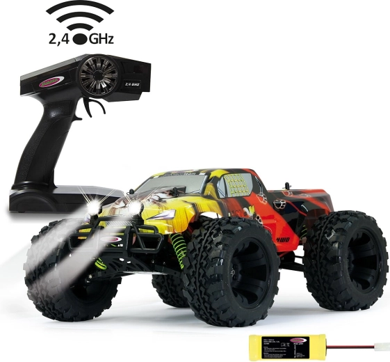 Jamara Tiger monster truck radiocomandato 4WD 1:10 2,4 GHz con LED (NiMH) - 1 pezzo