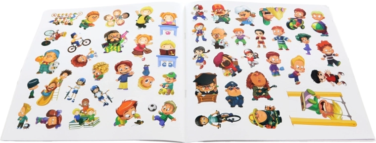 Ricco set di adesivi per decorazioni creative