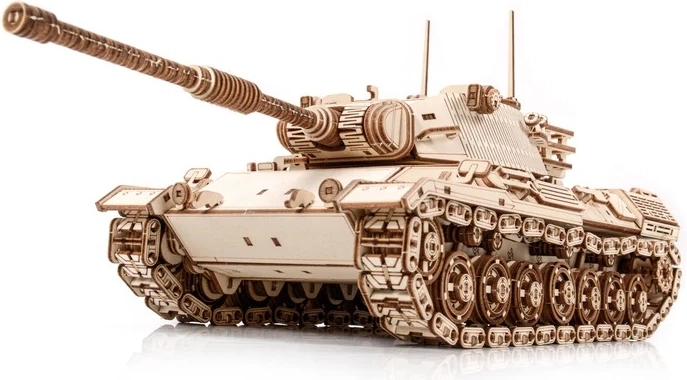 Modello realistico in legno del carro armato Leopard 1