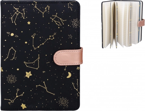 Quaderno con stelle 13x19 cm, 128 fogli