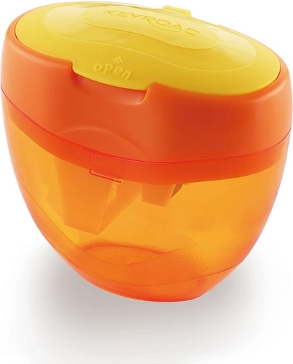Temperamatite Keyroad Tri Plus con contenitore, arancione