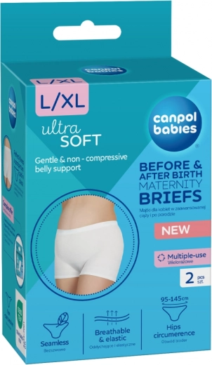 Canpol babies mutandine premaman e post parto 2in1 L/XL – 2 pezzi