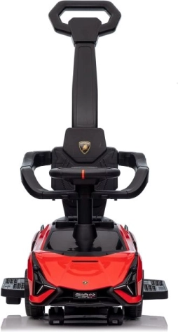 Lamborghini QLS-996T Cavalcabile con maniglione di spinta Rosso