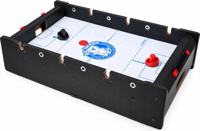 Air hockey dinamico con flusso d