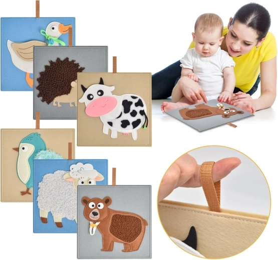 Immagini sensoriali animaletti 2Kids Toys – set da 6 pz