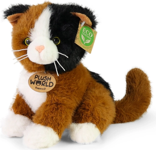 Gatto di peluche eco-friendly 20 cm