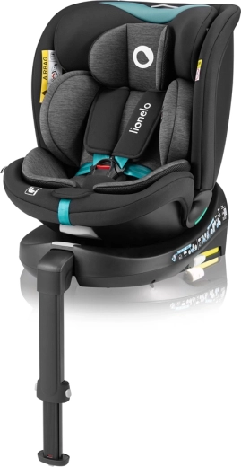 Lionelo Navy i-Size seggiolino auto girevole 40–150 cm black turquoise