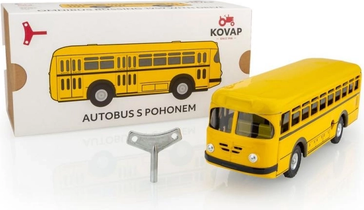 Autobus in latta KOVAP a carica 1:43, 20 cm - 1 pezzo