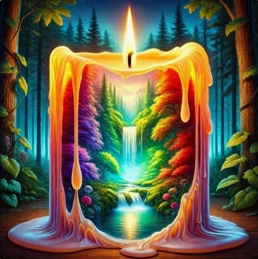 Norimpex dipingere con i numeri candele 40 × 50 cm