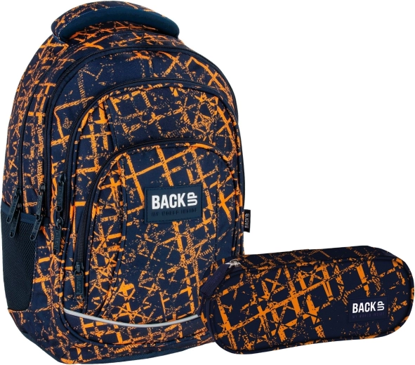Set scolastico BackUP Edge 2 in 1 – zaino e astuccio attrezzato