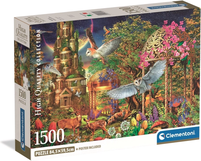 Puzzle Clementoni 1500 pezzi Giardino fantastico nella foresta